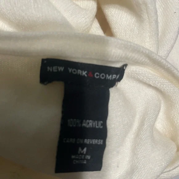 New York & Company Ivory Knit Sweater - Picture 4 of 4